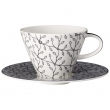 Villeroy & Boch - White coffee cup & saucer 2pcs